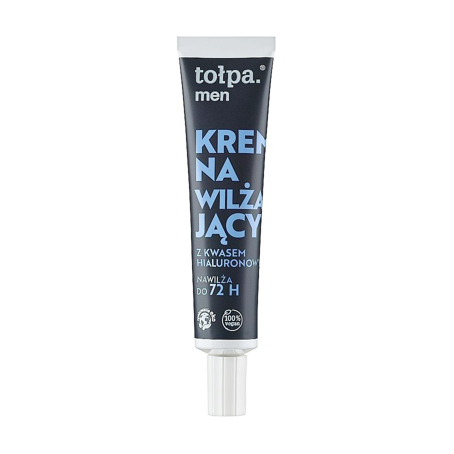 Чоловічий зволожувальний крем для обличчя Tolpa Men Moisturizing Cream з гіалуроновою кислотою, 40 мл